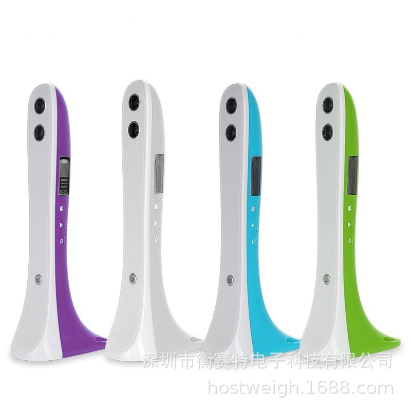 Lote directo de fábrica instrumento de medición de altura de precisión ultrasónico portátil altura regla electrónica hogar niños regla de altura electrónica