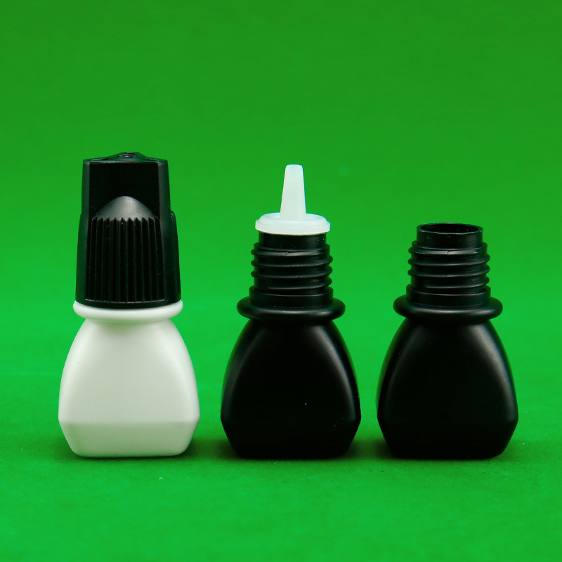 厂家直供JB352嫁接假睫毛胶水瓶2G黑色快干胶水瓶5G黑胶瓶现货
