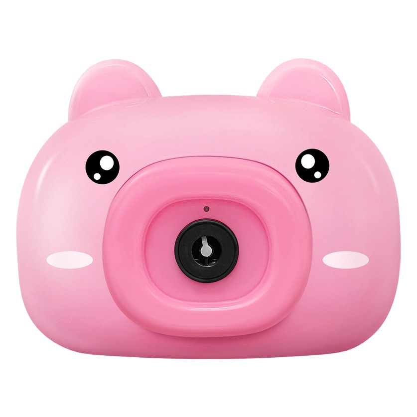 Máquina de burbujas cámara de burbujas Internet celebridad alcancía burbuja máquina niños dibujos animados cerdo juguete ligero puesto de regalo al por mayor