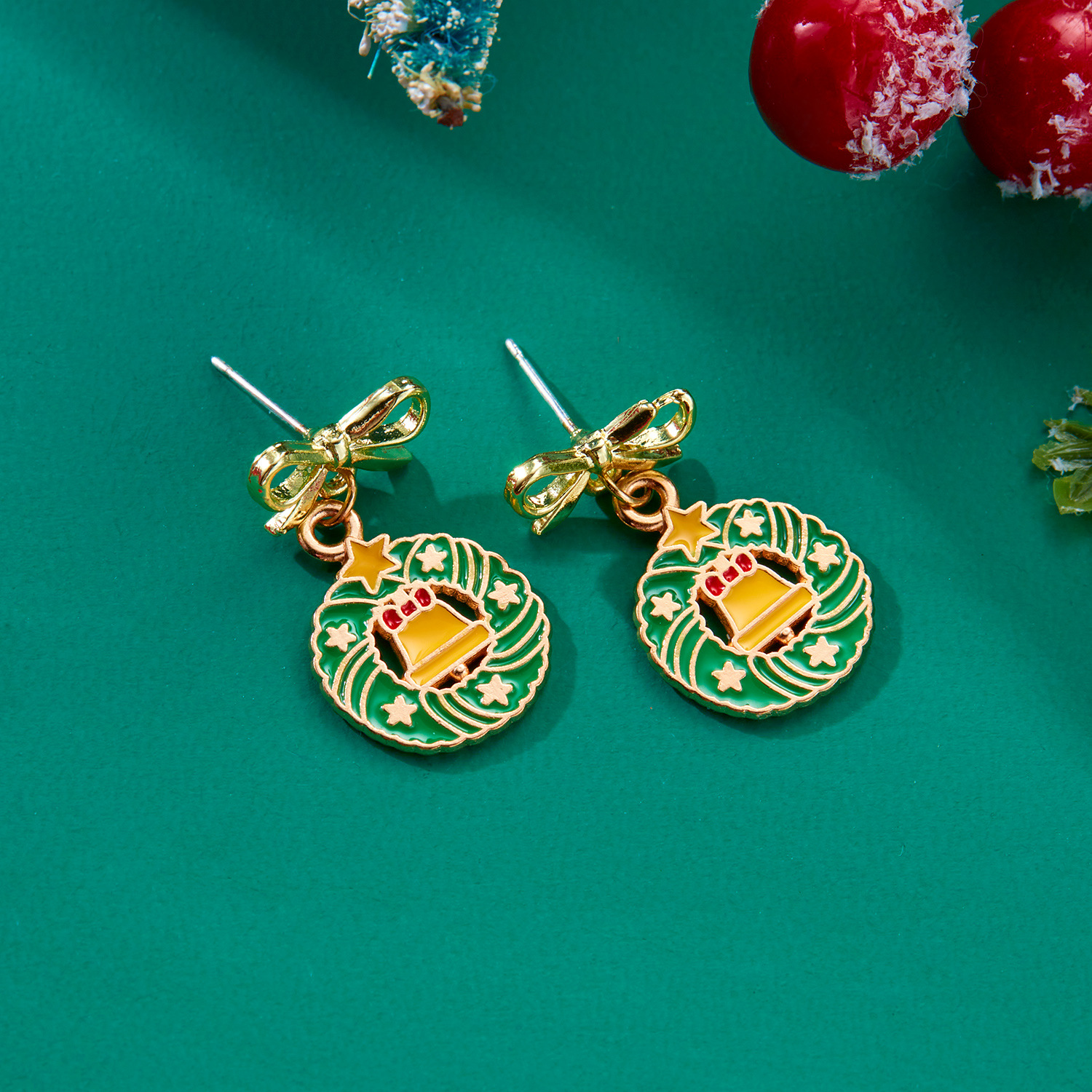 7g Weight Alloy Ear Needle Material Drop Earrings Classification 1 Pair Quantity Festival Occasion Alloy Material Christmas Festival Christmas Hat, Christmas Tree, Santa Claus Pattern Women's Gender Cute, Christmas Style 1 Pair Cute Christmas Christmas Hat Christmas Tree Santa Claus Alloy Drop Earrings 3
