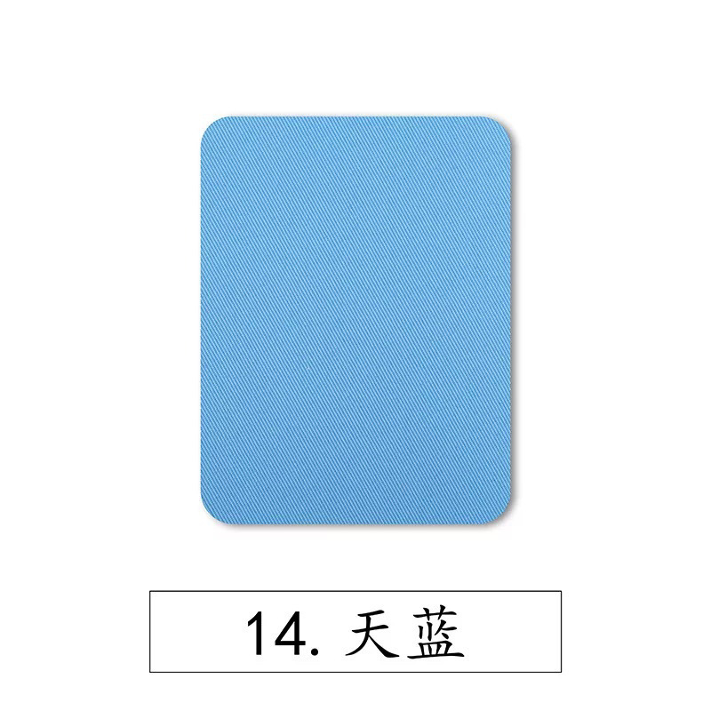 Color rectangular imitación parche de denim parche de planchado rodilla codo parche de tela de reparación de decoración de corte aleatorio