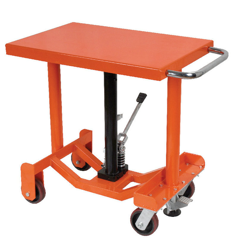 移动式升降工作平台液压升降平台工具车手动液压柱升降台厂家供应