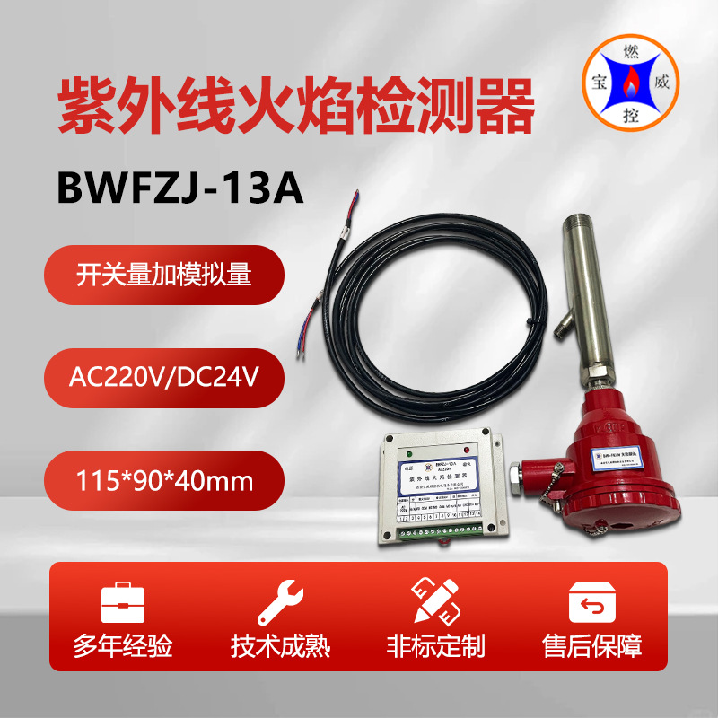BWFZJ-13A燃气燃油火焰检测器DC24V