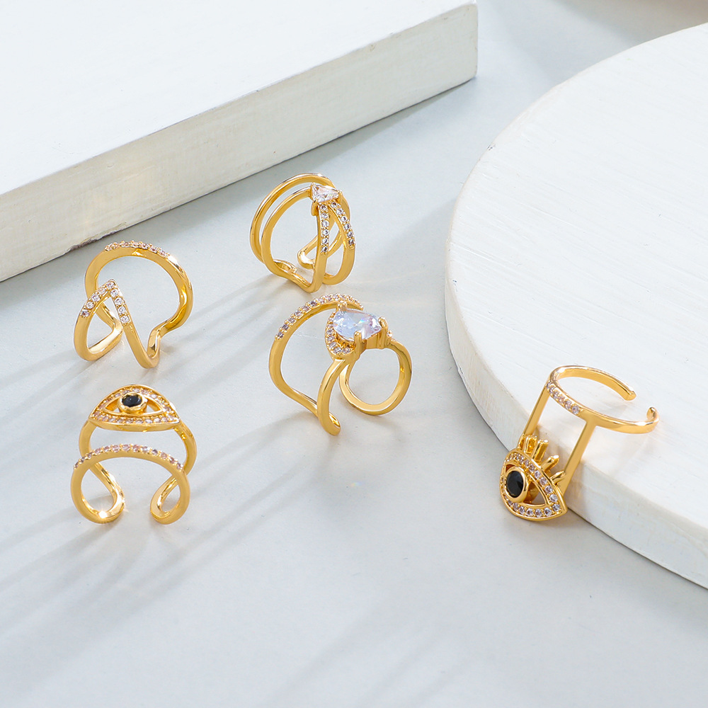 Geometric Nail Ring Set For Women Elegant Designer Accessory_voghion.com