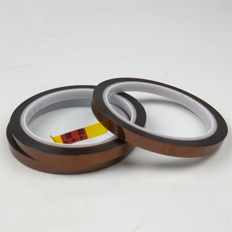 3M98C-12单面聚酰亚胺金手指耐高温绝缘阻燃遮蔽硅胶系列胶带