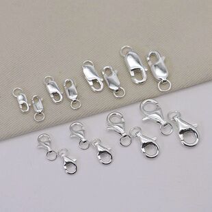 S925���y��Ȧˮ�ο۷��ۏ��ɿ��rβ�����ִ����ֹ�DIY�Ʒ���