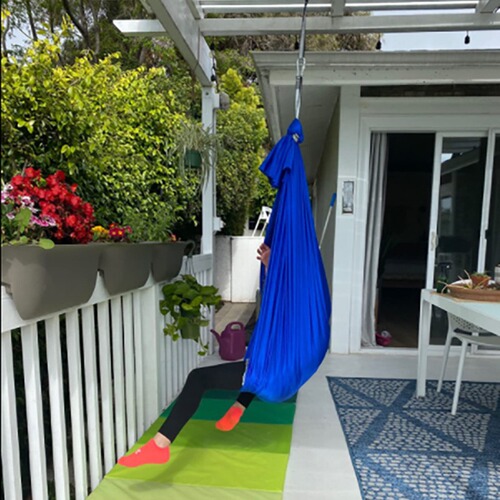 Amazon children's elastic hammock swing indoor outdoor swing children's hammock swing yoga Shenzhen factory