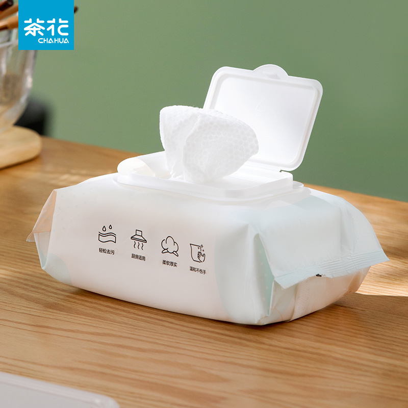 Camellia Disposable Rags, Lazy Wet Wipes, Dry and Wet Dishwashing Cloths, Kitchen Paper to Remove Oil Stains Wholesale