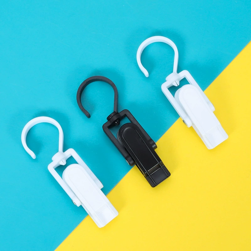 Поворотные на 360 градусов пластиковые крючки, зажимы для головных уборов в супермаркетах, пластиковые зажимы, зажимы для штор, многофункциональное хранение