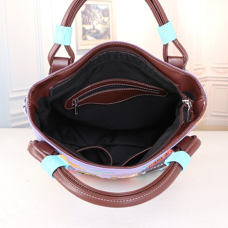 Embroidered Canvas Bag Image 9