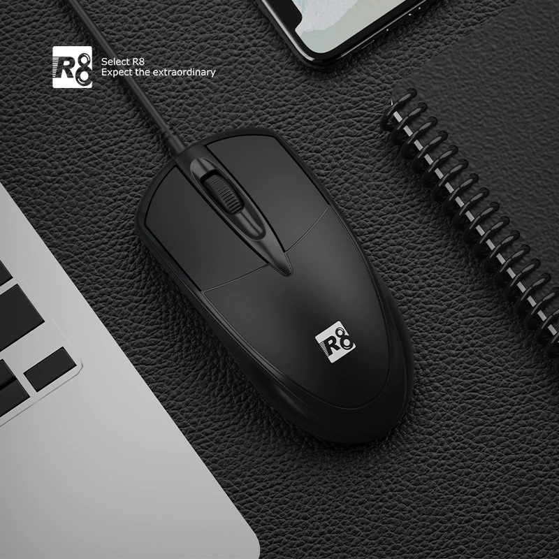R8 Бренд прямая продажа Проводная мышь Бизнес офис Игровой настольный ПК Универсальная мышь USB оптическая мышь