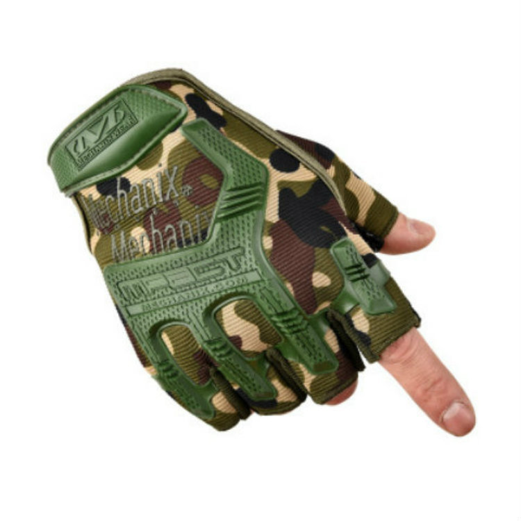 Big Seal Half-finger/full-finger Tactical Outdoor Non-slip Wear-resistant Special Forces Sports Cycling Fitness Training Hard Shell Protection Gloves_desvips.com