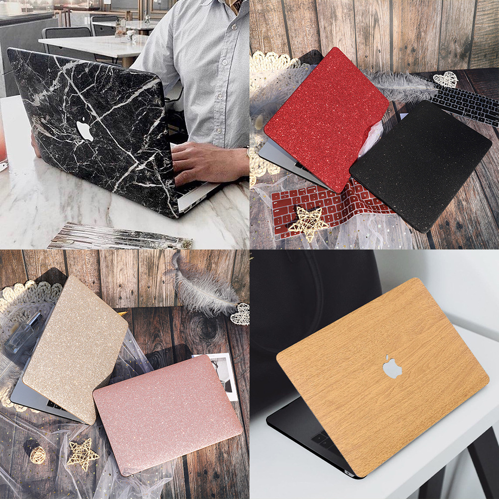 适用macbook保护壳苹果笔记本电脑保护壳Air13.6/Pro14/16PU皮套