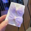 Children's cute hairgrip with bow, cloth, hair accessory, Korean style