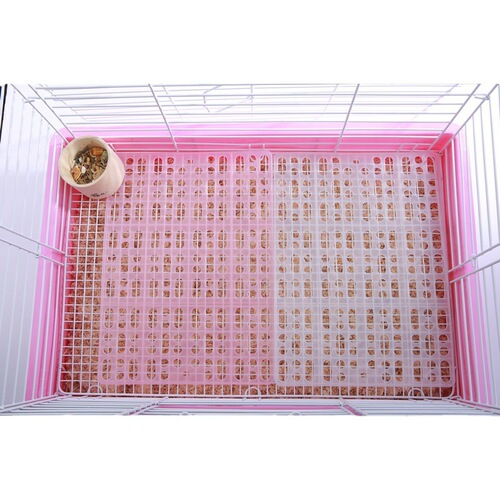 Thickened pet rabbit foot pads, anti-biting rabbit cage mats, anti-biting and leaking guinea pig foot pads, plastic grids