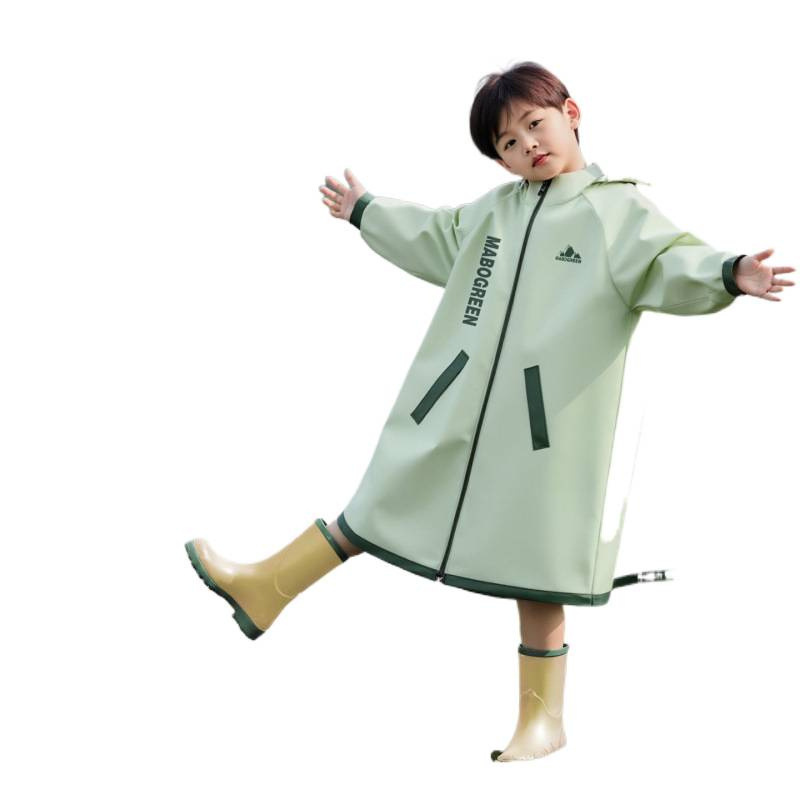 儿童雨衣小学生学用男童女孩长全身防暴雨书包位雨披|undefined