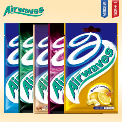 进口airwaves爽浪劲浪口香糖无糖超强薄荷糖提神醒脑超凉香口胶
