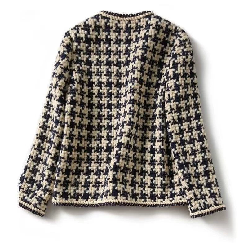 Весенняя куртка, кардиган, стиль Chanel, французский стиль