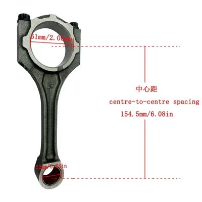 5Gr Connecting Rod, 13201-09630, Suitable for Toyota 5Gr-Fe Reiz Crown, Factory Wholesale,
