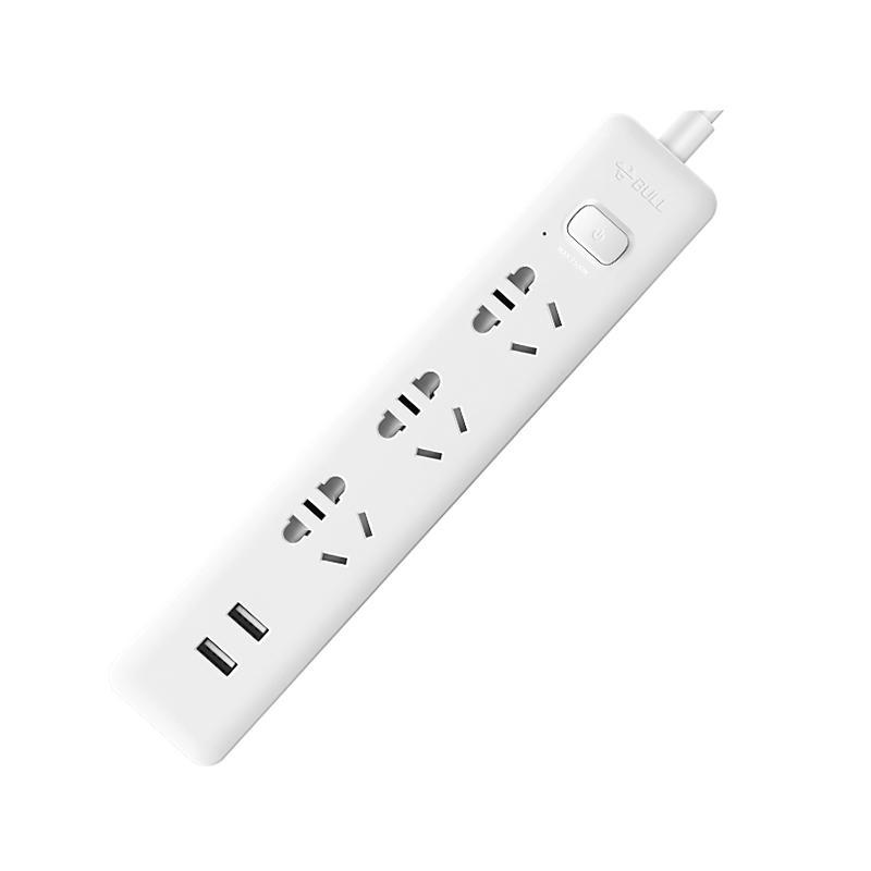 公牛集团 插排 UUA123(S)三位总控1.5米带USB | GNV-UUA123-1.5M