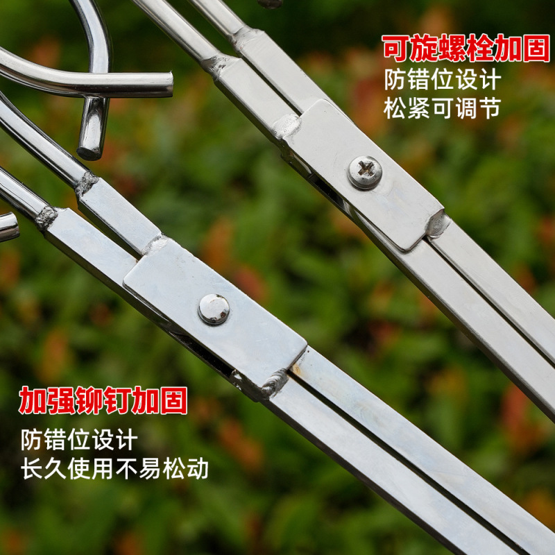 不锈钢黄鳝夹泥鳅鳝鱼钳防滑赶海加厚加长螃蟹夹子龙虾垃圾夹工具|undefined