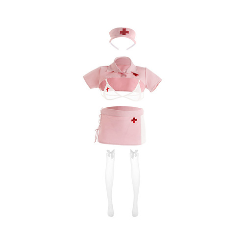 Nurse Sister* Sexy Lingerie Pure Desire Temptation Sexy Uniform Split Little Nurse Side Strap Temptation Suit Sexy