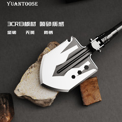 戶外鏟子兵工鏟 野營裝備露營用品工兵鍬摺疊鏟多功能工兵鏟鐵鍬