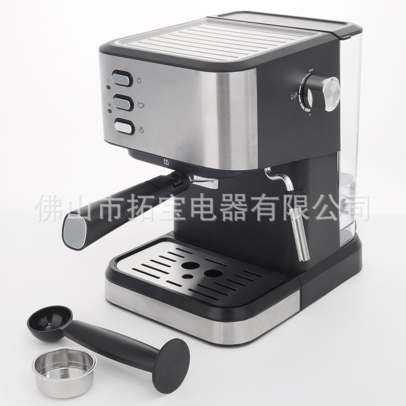 Máquina de café Coffelady hogar italiano máquina de café vapor leche espuma pequeña mini semiautomática