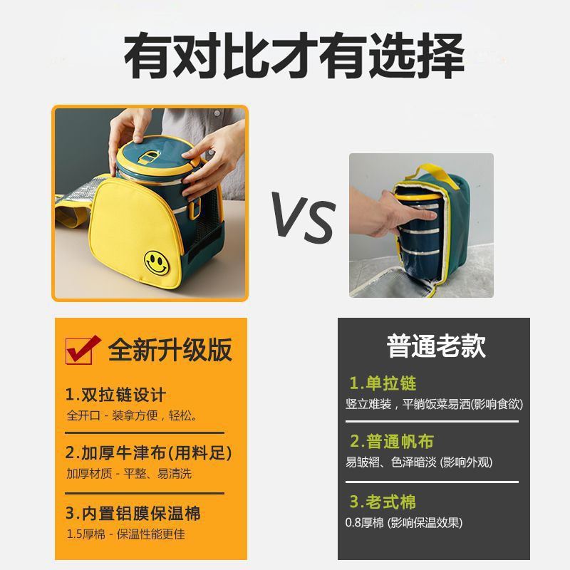 Fiambrera especial para trabajadores de oficina con tapa, aislamiento para adultos, lonchera, lonchera, lonchera, bento para estudiantes, aislamiento de acero inoxidable