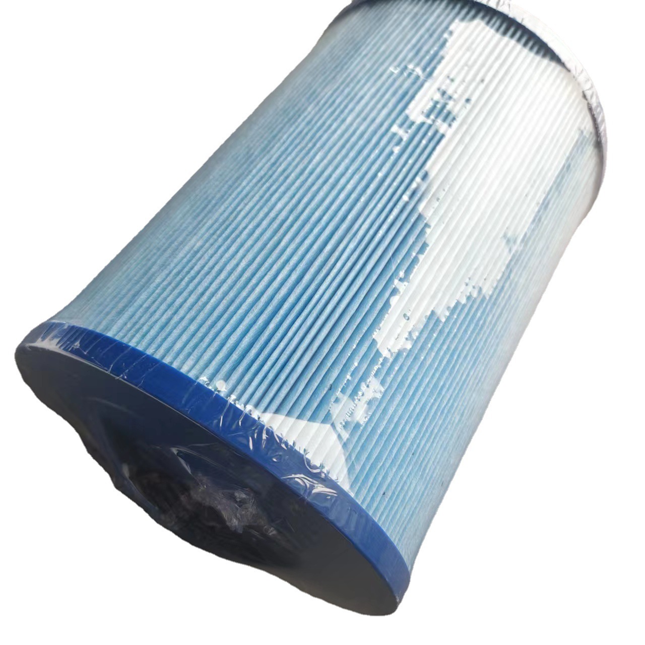 河南邦润 现货供应yi菌性蓝色游泳池滤芯批发 手柄螺纹短款水滤芯