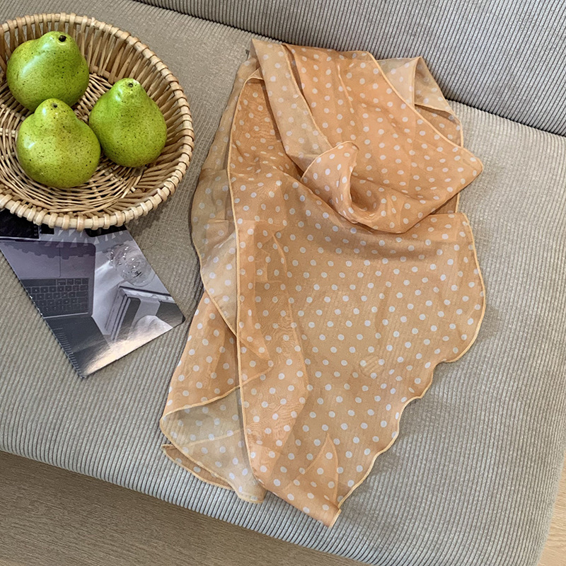 Pañuelo de seda para mujer Pañuelo de seda de gasa de alta calidad con sentido salvaje