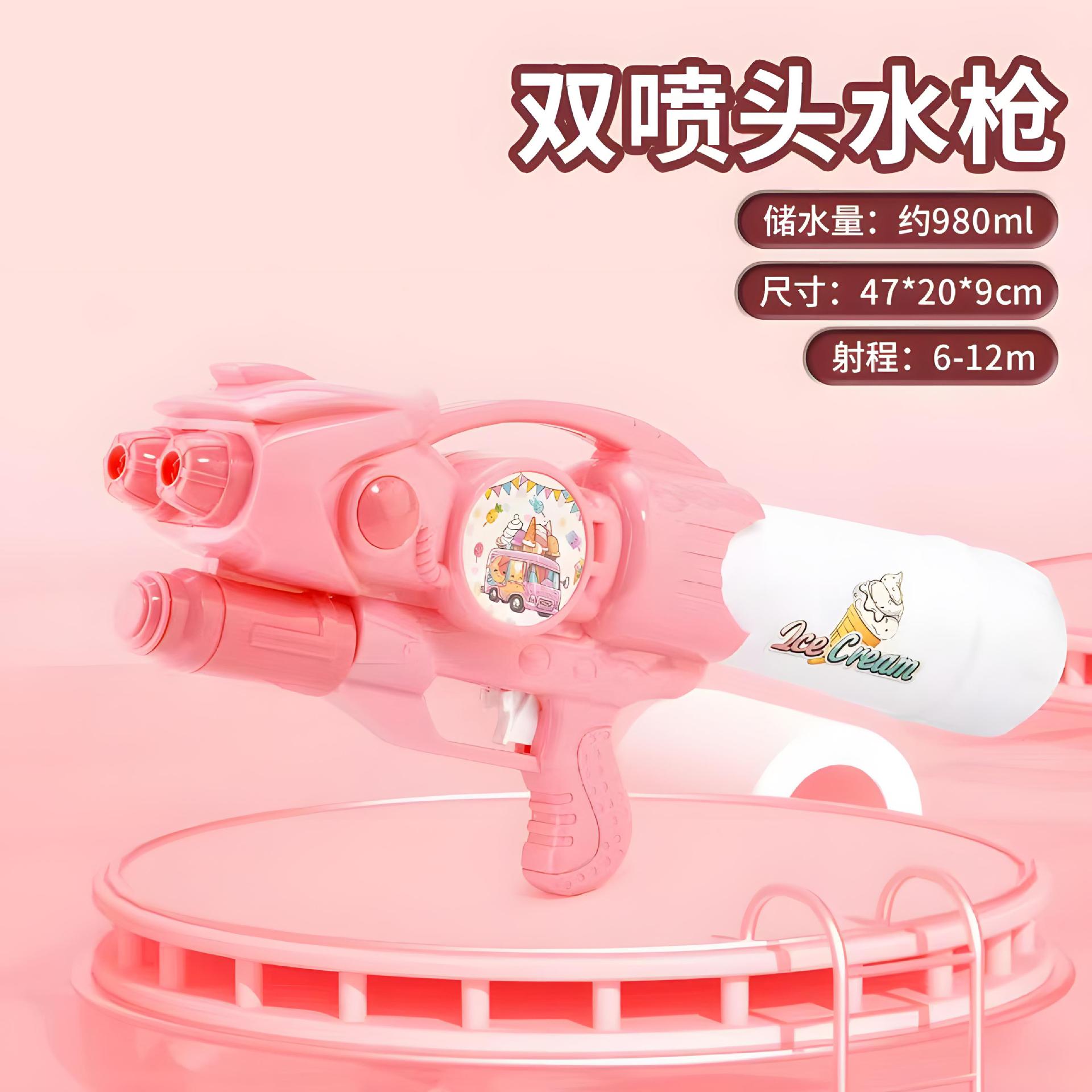 子供用特大サイズのガトリング水鉄砲のおもちゃの引き出し式の高圧大容量のアウトドア水鉄砲の夏の砂浜は水を打って戦います。