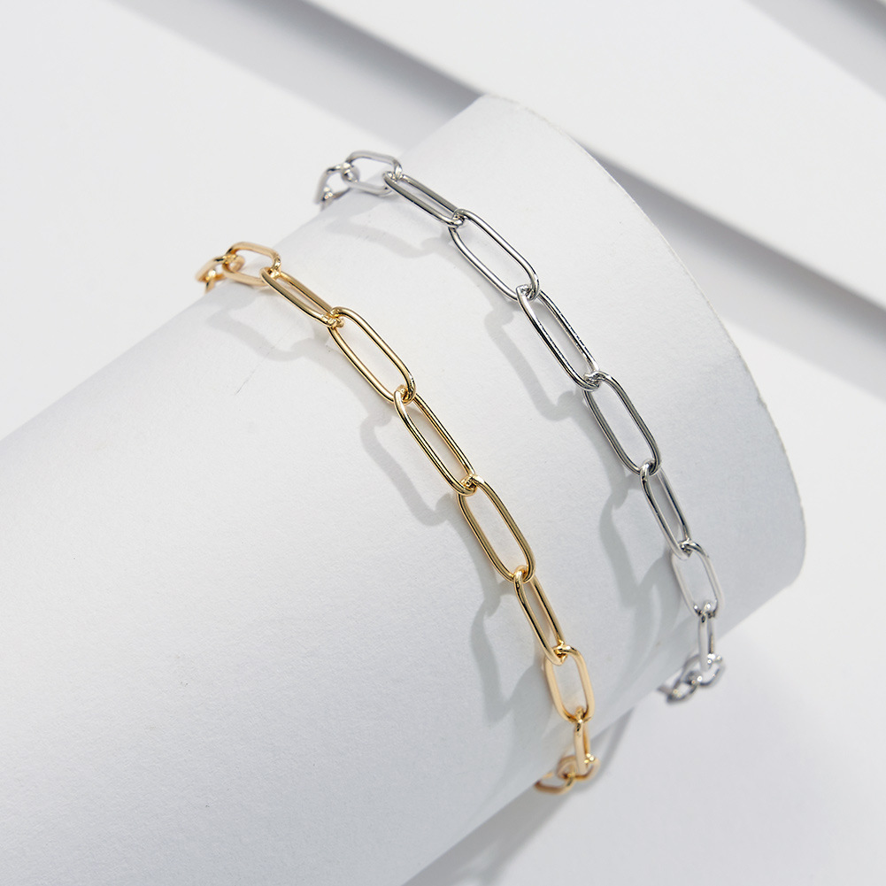 1g Weight 0.03µm Gold Plating Thickness Electroplating Gold Plating Process Silver Plated Plating Material Zircon Inlay Material Anklet Classification 1 Piece Quantity Daily Occasion 925 Sterling Silver Material Geometric Pattern Women's Gender Simple Style Style Beaded, Inlay Craft Wholesale Jewelry Simple Style Geometric 925 Sterling Silver Zircon Beaded Inlay Anklet 6