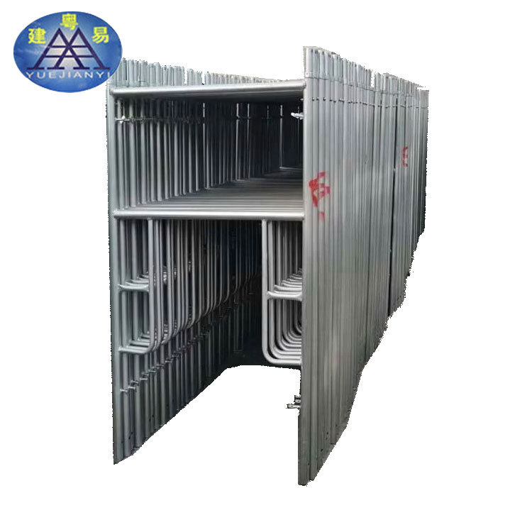 梯式脚手架 源头供应 热镀锌梯式脚手架 高空连体施工 可组装拆卸