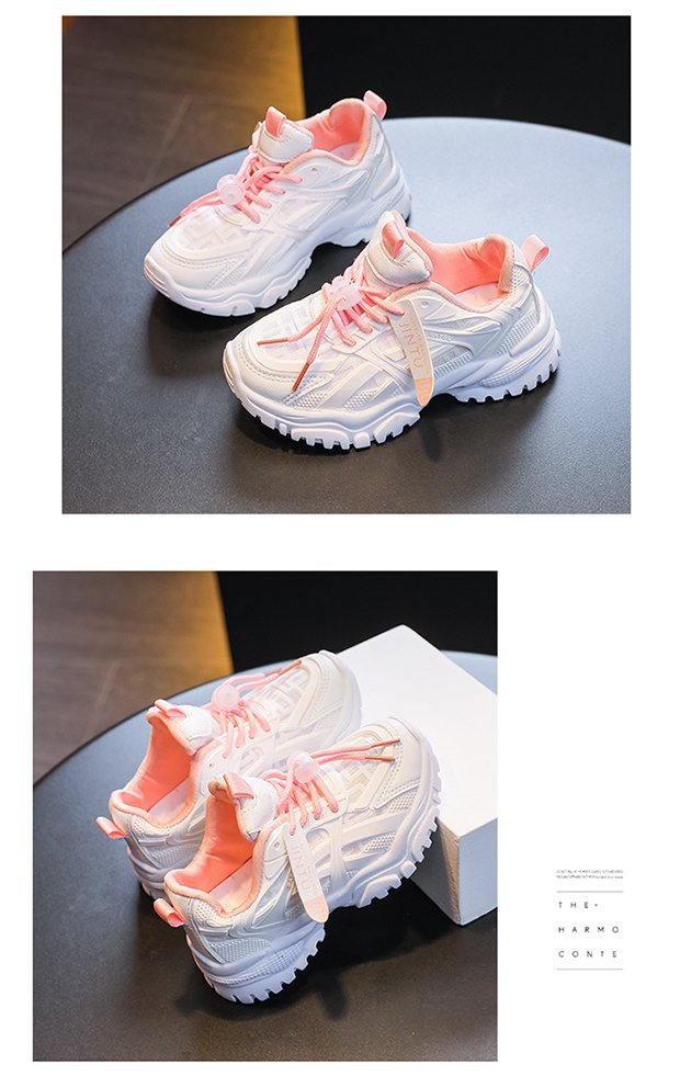 Dad Sneakers Für Kinder Atmungsaktive Leichte Freizeitschuhe_voghion.com