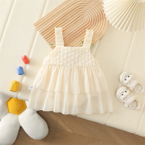Baby Clothes Summer Puddle Pants Newborn Girl Baby Bodysuit Full Moon 100 Days Princess Puddle Skirt Hairy Summer Outfit