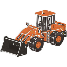 加大号装载机推土机纸模型材料包科教研学比赛动手动脑过家家玩具