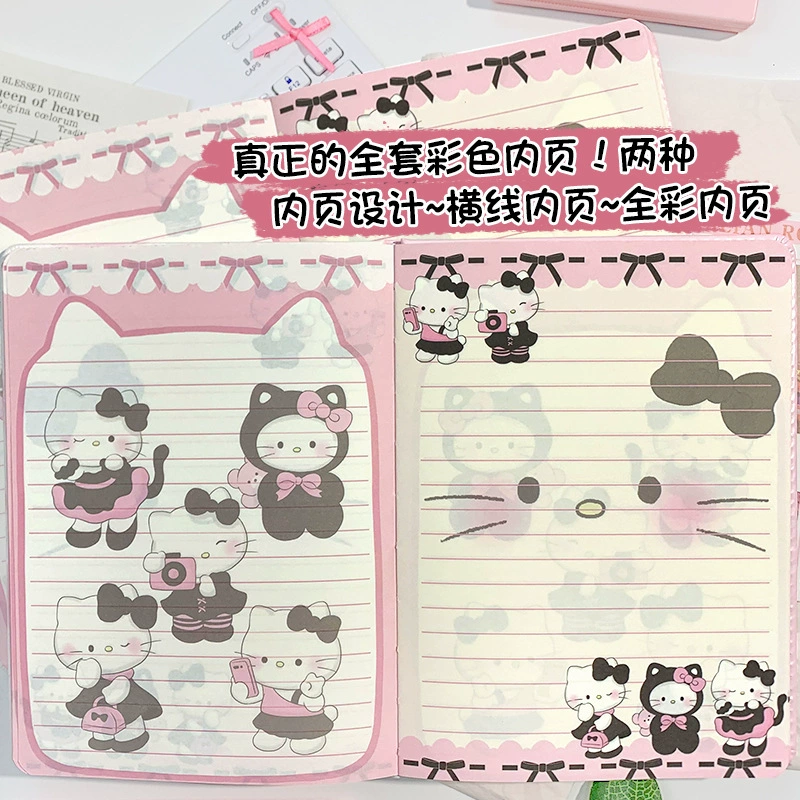 Чехол для блокнота Sanrio Hello Kitty, розовый принт для ноутбука и записной книжки