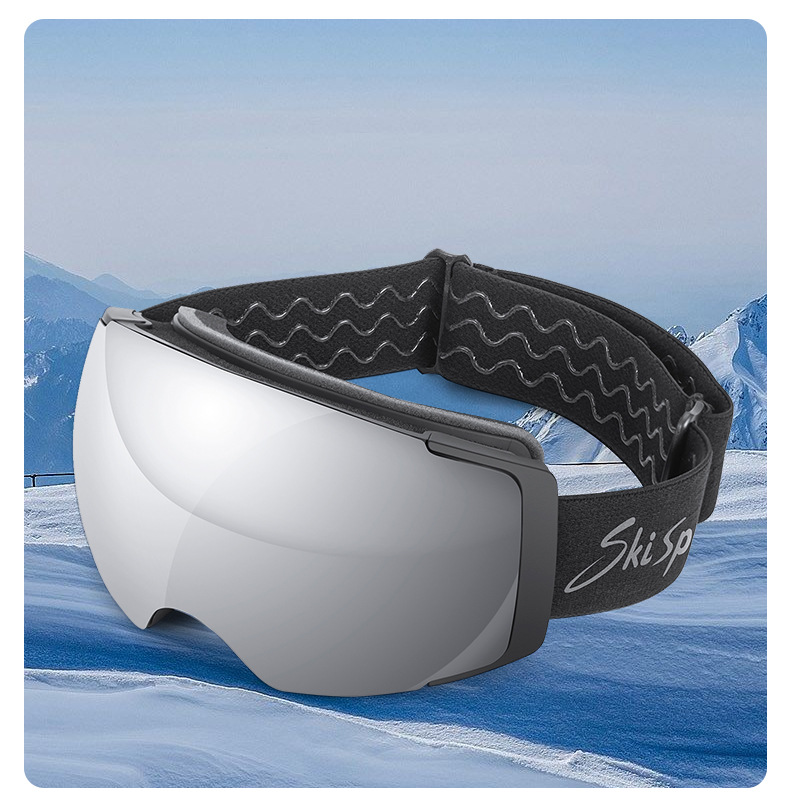 2024 ochelari de protecție sferici pentru miopie cu câmp mare magnetic pentru schi pentru adulți, în aer liber, anti-ceață_voghion.com