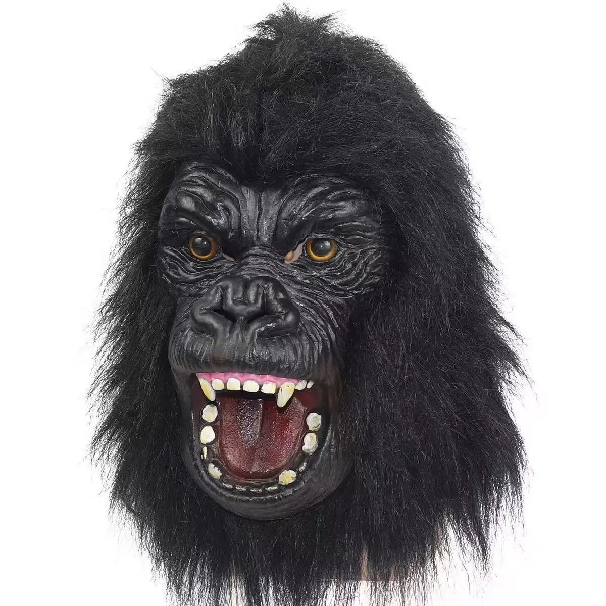 Godzilla vs. King Kong Halloween Máscara de terror Chimpancé Tocado de látex Tik Live Artículos divertidos