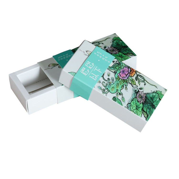 350g单铜压纹固体饮料抽拉纸盒零食包装盒面膜化妆品抽屉包装盒