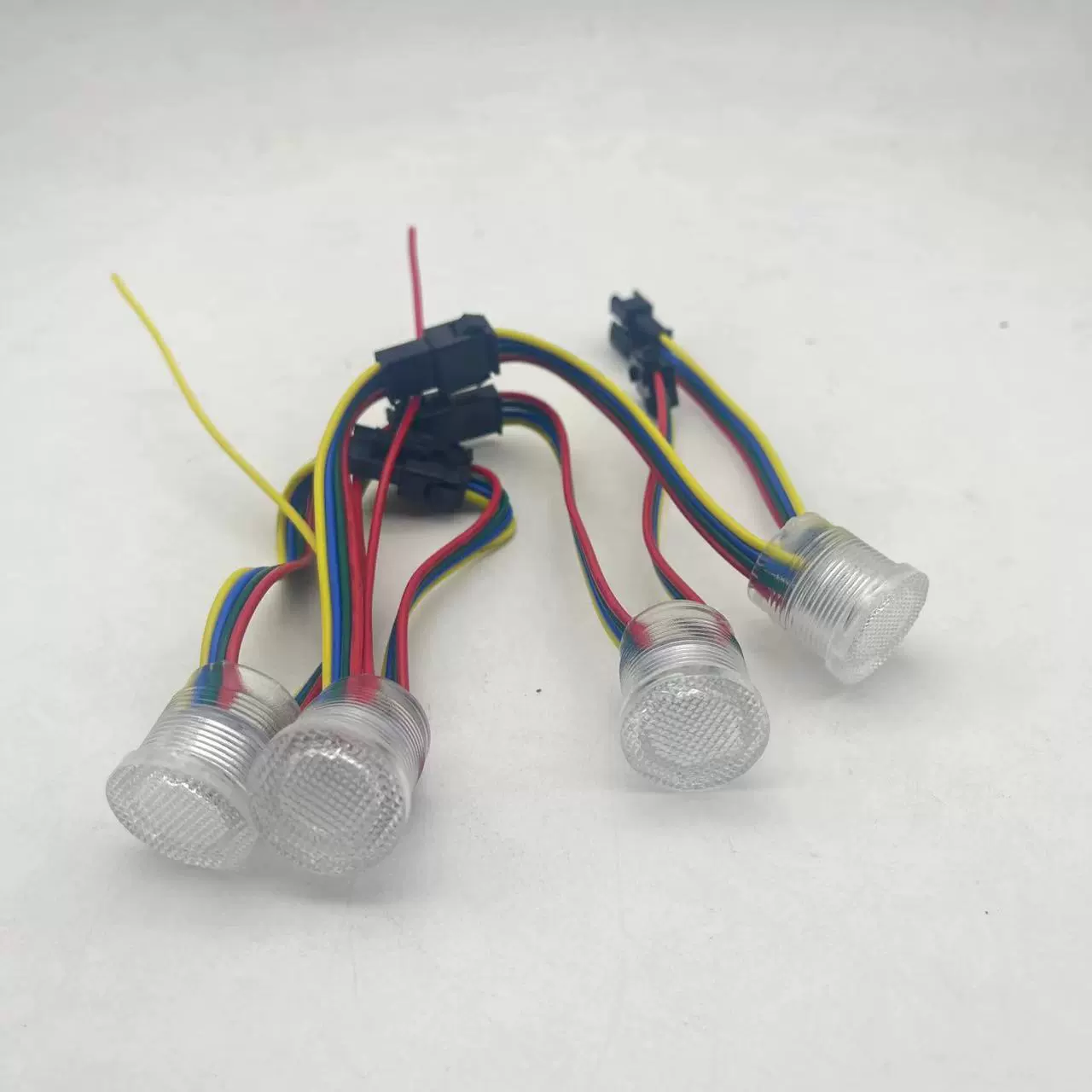 Pixel 2cm с плоской головкой, водонепроницаемый полноцветный точечный светильник, 5 В, волшебный цвет, 2cm точки прерывания, точка возобновления