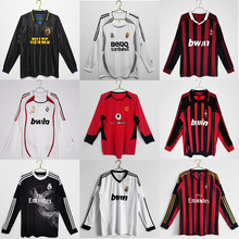 复古长袖巴萨AC米兰 英格兰葡萄牙国家队经典球衣