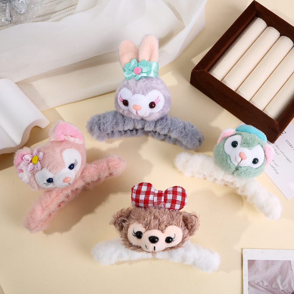 Otoño y invierno StarDaiLu cabello bandas de cabello orejas bandas de cabello dulce niña adorable conejo lavado de cara prensado joyas para el cabello
