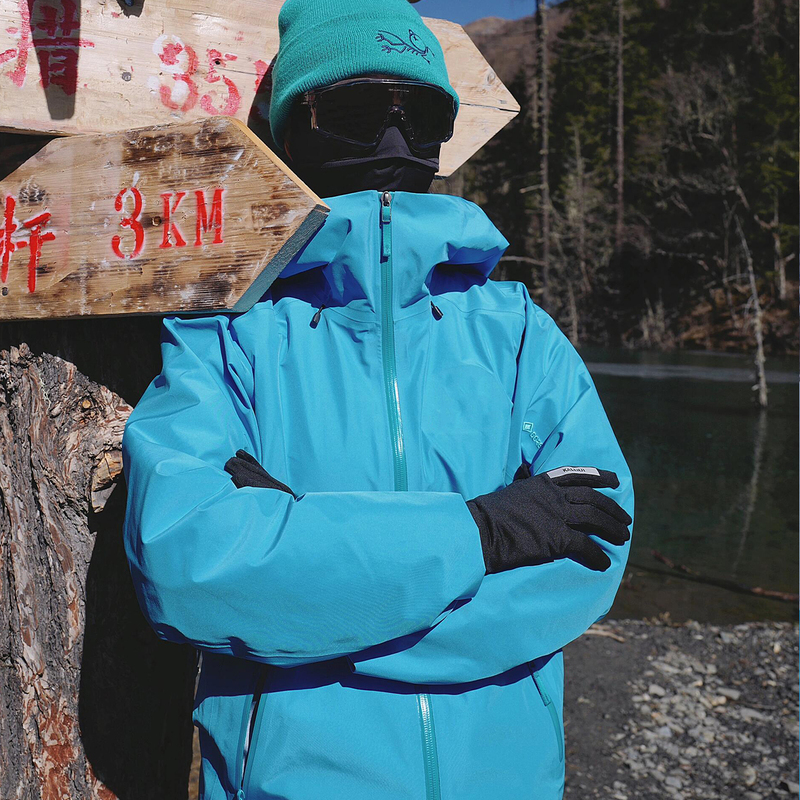鸟家脂鲤蓝硬壳冲锋衣定制外套女秋季户外全热封防风防水男登山服|undefined