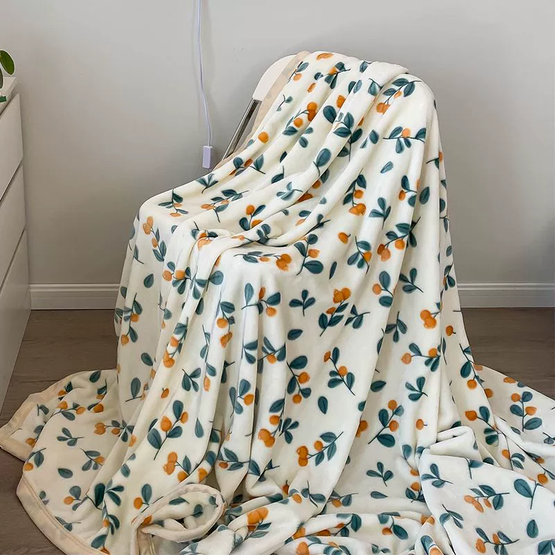 Coral flannel duvet, increased thickness