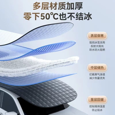 Cover, Half Cover, Thickened Car | Car snow shield