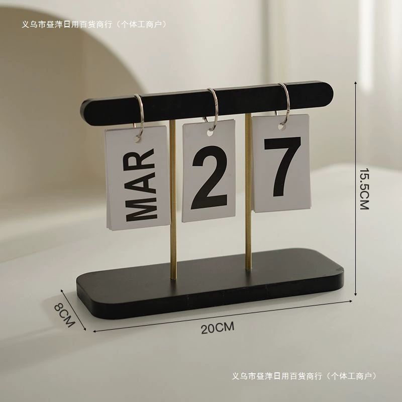 Креативный календарь, деревянный простой перелистывающийся настольный календарь для дома и офиса, украшение для настольного календаря [бесплатная доставка]