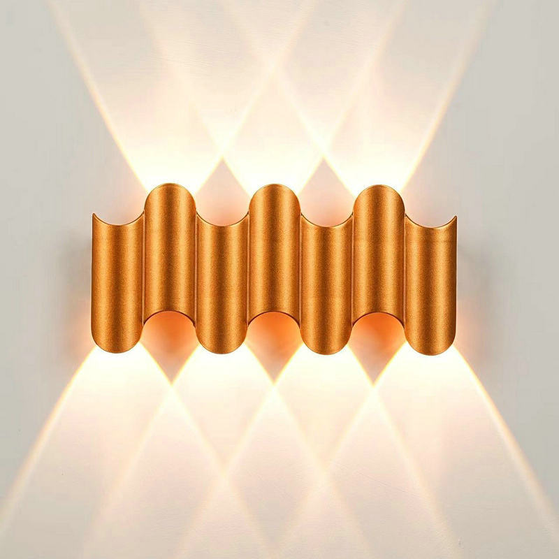 2023 new simple creative outdoor wall lamp LED Waterproof Indoor Wall corridor balcony up and down luminous wall lamp