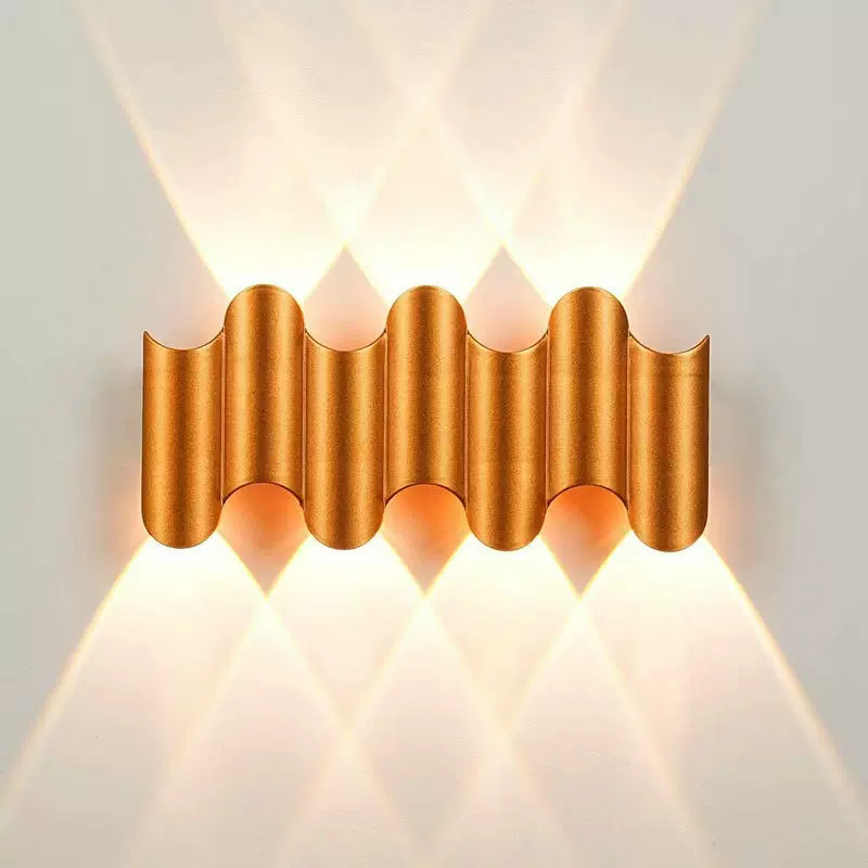 2023新款简约创意户外壁灯LED防水室内墙壁走廊阳台上下发光壁灯